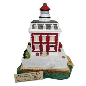 Harbour Lights New London Ledge CT Lighthouse HL 129 1991 1939/5500 ID Card Naut